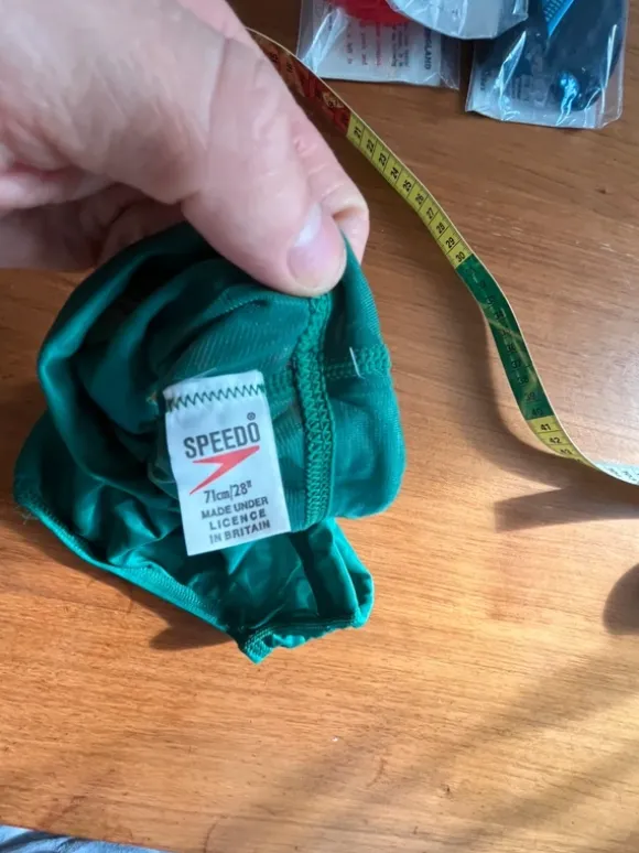 Speedo vintage 70s neu mit verpackung grün grösse xs