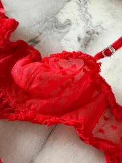 Spitze Dessous Set 3teilig Bh 75D S wie Neu