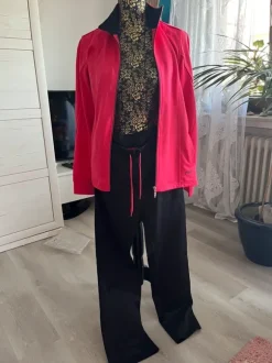 Sportanzug mangoon Gr. 40 neuwertig, schwarz/pink