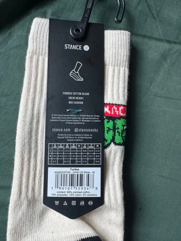 Stance TMNT teenage mutant ninja turtles Socken Gr. M