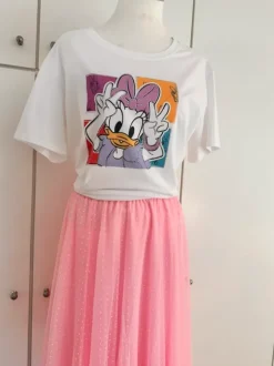 Statement Shirt Daisy Duck Glitzer