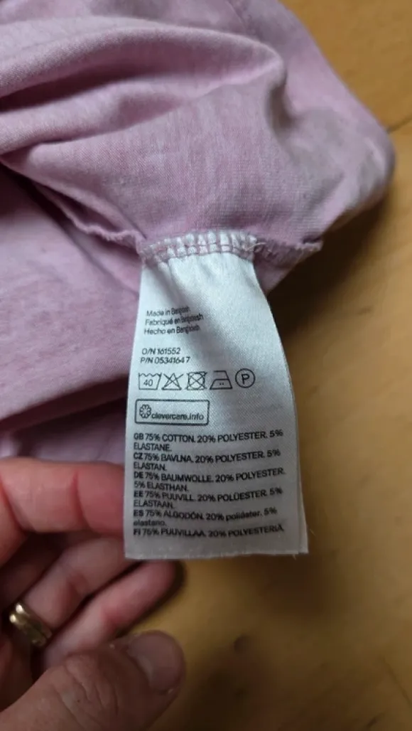 Stilltop rosa h&m