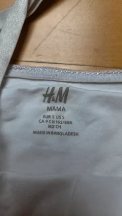 Stilltop weiß h&m