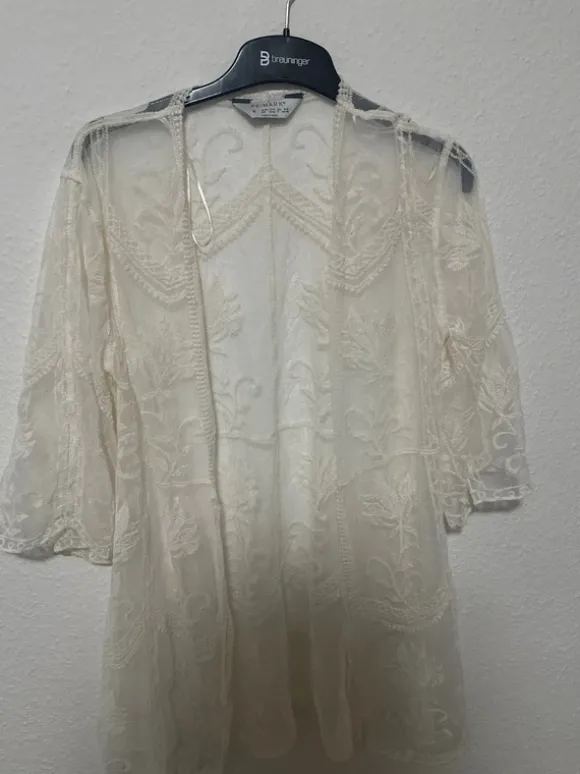 strandjacke in weiss