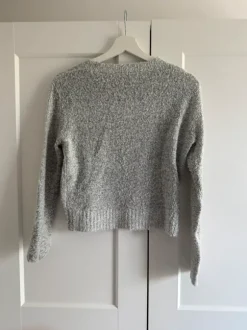 Strick Pullover grau cropped