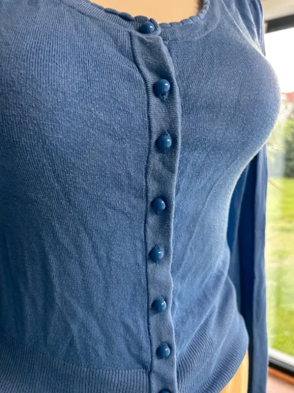 Strickjacke Cardigan Knopfleiste