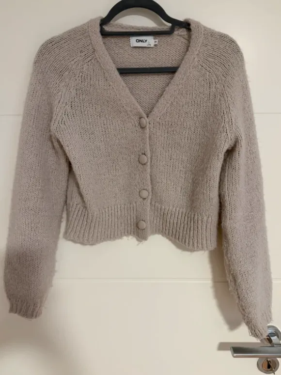 Strickjacke Only Cremebeige Gr XS