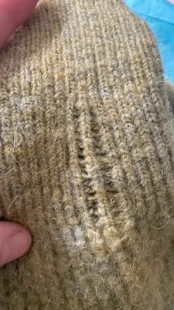 Strickjacke von American Vintage grün Gr S