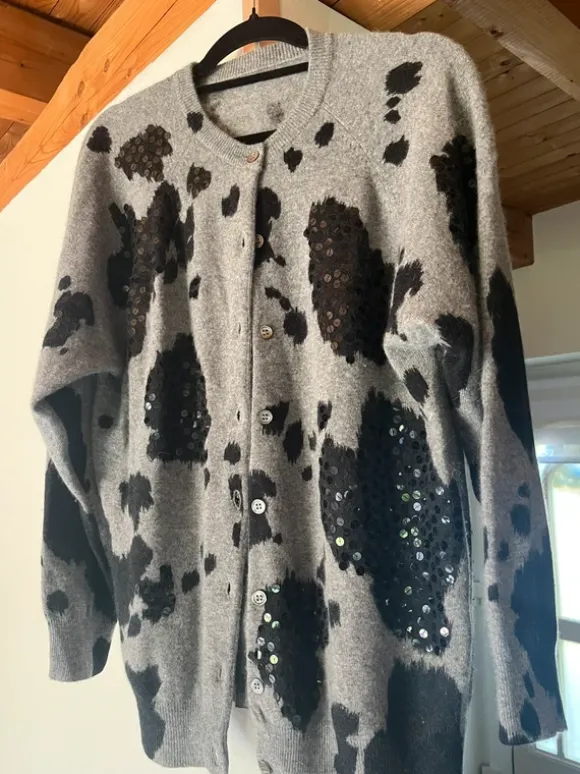 Strickjacke Wolle Gr. 42