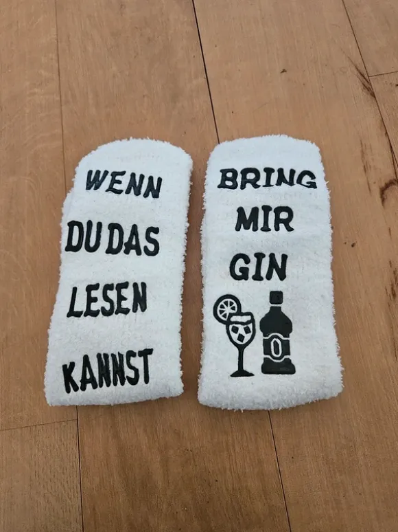 Strümpfe creme weiß Neu Gin