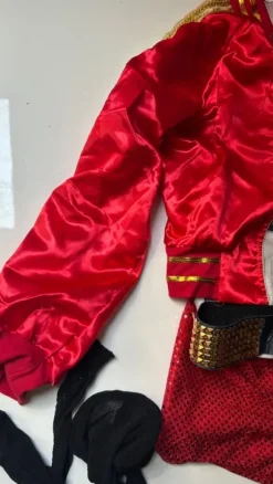 Suicide Squad Harley Quinn Kostüm Rot Blau S/XS| Karneval Fasching Kostüm Cosplay Damenmode