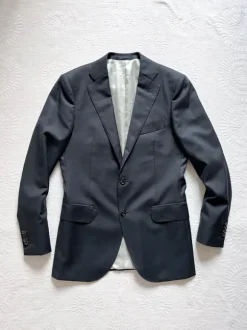 Suitsupply Lazio 100% Wool Navy Blue Suit Jacket Two-Button