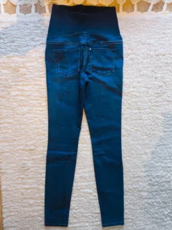Super Skinny High Rib MAMA Jeans