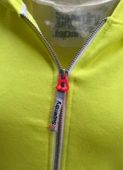 Superdry Hoodie Jacke neongelb Größe M/L 40