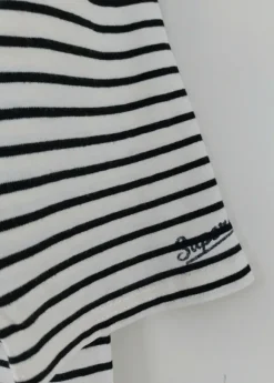 Superdry maritimes Streifenshirt T-Shirt mit 3/4 Arm Größe 38