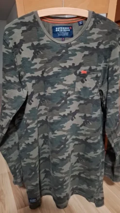 Superdry Originals Longsleeve – Camouflage / Tarnmuster – Gr. XL
