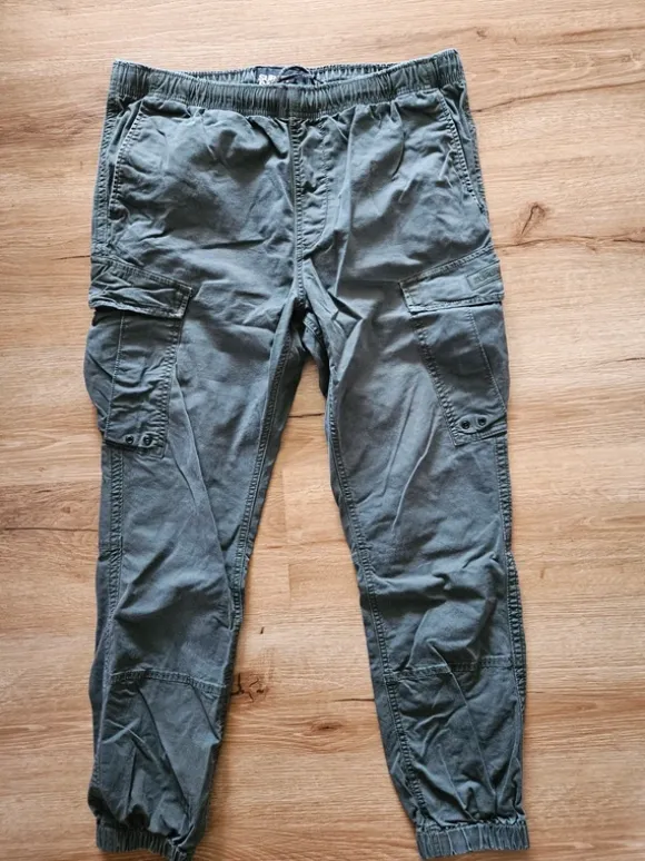 Superdry Stoffhose Cargohose Hose L kaki