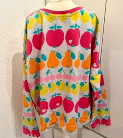 Sweatshirt ' leichterer Stoff, schön bunt ~ kastiger Schnitt