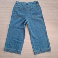 Taillenhohe Jeansculotte High Waist cropped Gr. 29/28/P