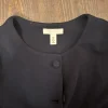 Taillierte Jacke dunkelblau