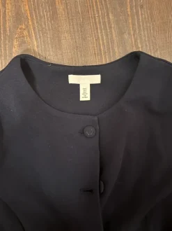 Taillierte Jacke dunkelblau