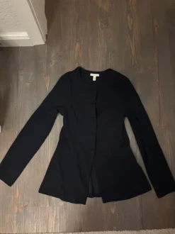 Taillierte Jacke dunkelblau