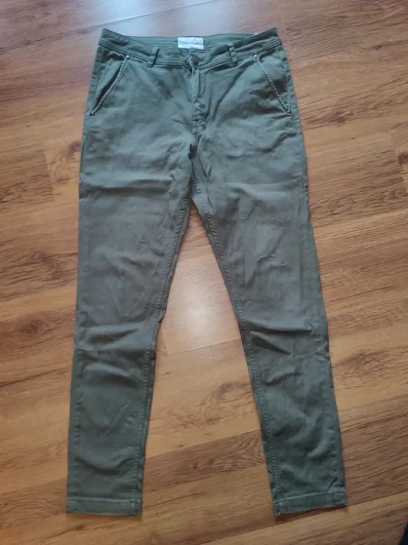 TeeShoppen Chino Hose Olive Grün