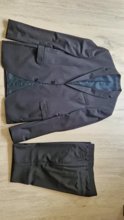THEO (Wormland) Herren Anzug Schwarz Hose + Jacket