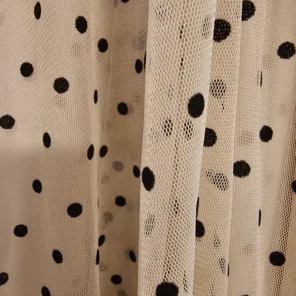 Tüll Rock mit Punkten von H&M