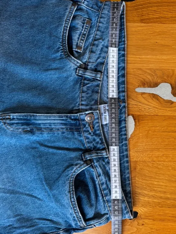 Tolle Culotte Jeans, Gr. 42, Denim 1982