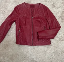 Tolle Lederjacke in Bordeaux Gr M