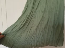 Toller Knitterrock Gr.46 neu, mit Gürtel,khaki Oliver
