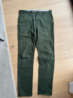 Tommy Hilfiger - donkergroene broek - 33/34
