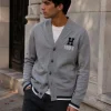 Tommy Hilfiger Cardigan Grau Jacke – Größe L – Vintage Fit