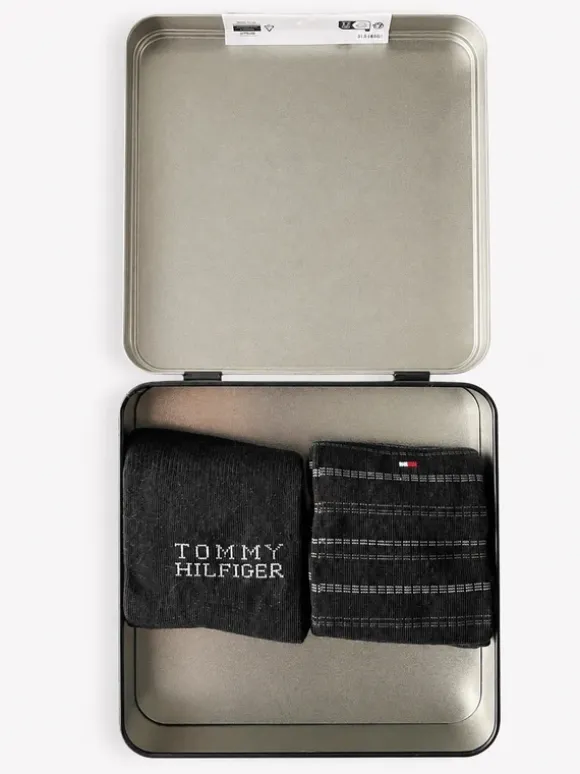 tommy hilfiger herenkousen set – 2 paar – maat 39/42