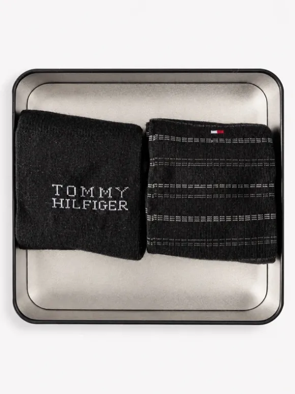 tommy hilfiger herenkousen set – 2 paar – maat 39/42