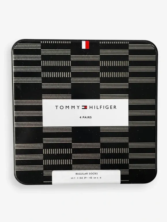 tommy hilfiger herenkousen set – 2 paar – maat 39/42