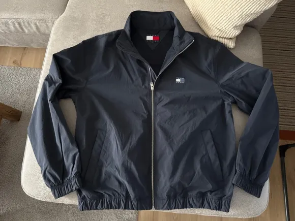 Tommy Jeans Blouson, Gr. L, wie Neu, dunkelblau
