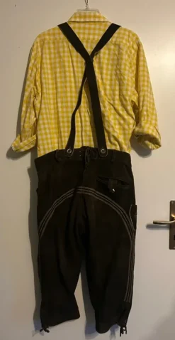 Tracht, Lederhose (48) & Hemd (41/42), Lekra CL, Echtleder