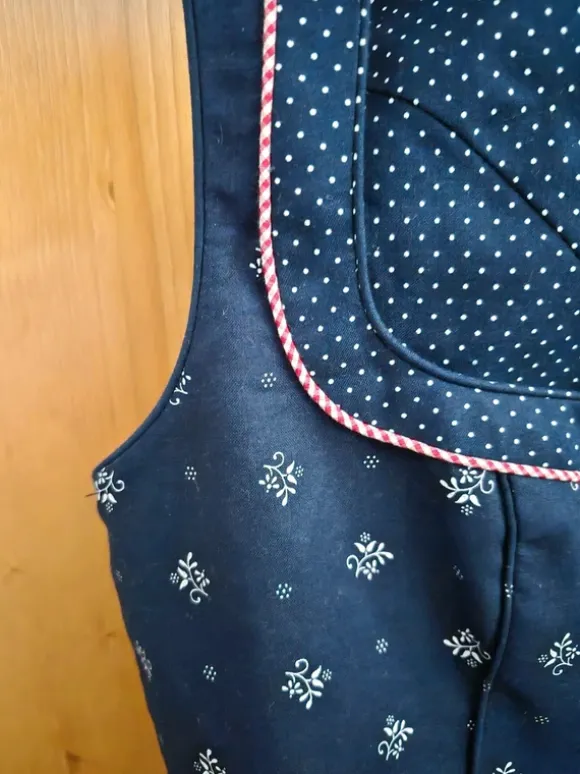 Trachtenmieder, blau Gr. 36 Trachten Leismüller