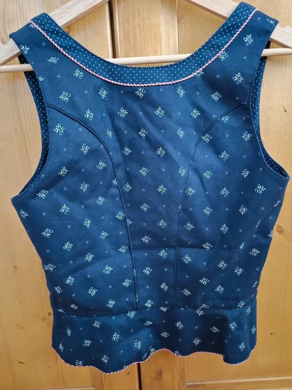 Trachtenmieder, blau Gr. 36 Trachten Leismüller