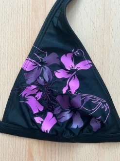 Trainangle Bikini Oberteil Größe L von O’Neill Schwarz Lila