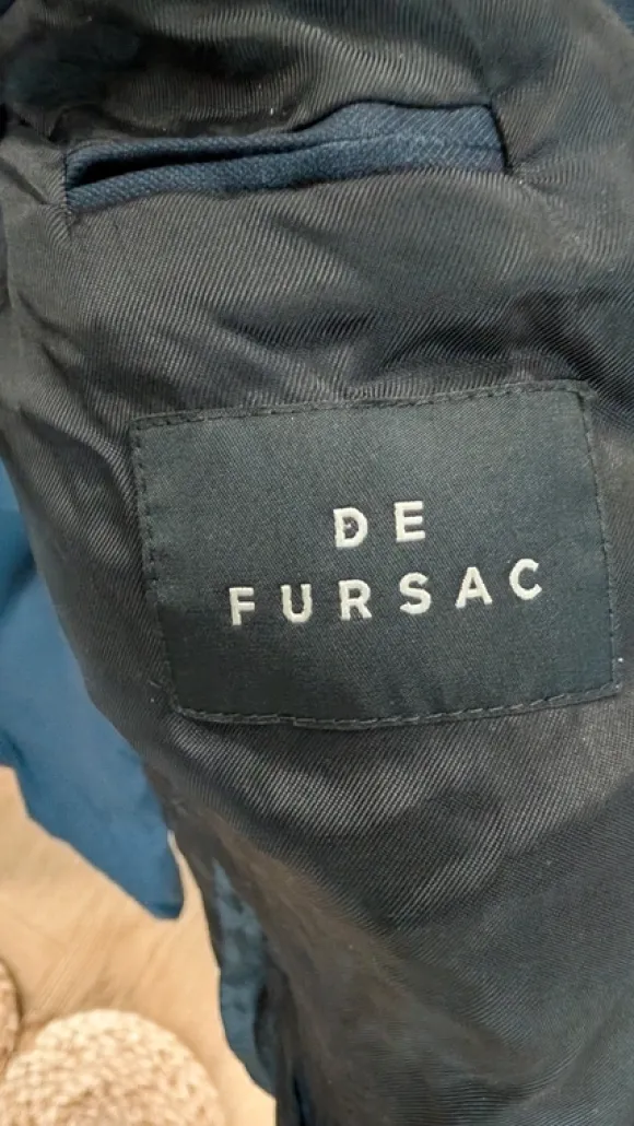 Traje De Fursac - Lana Italiana Lanificio F.lli Cerruti - Azul Marino - Talla 48/40