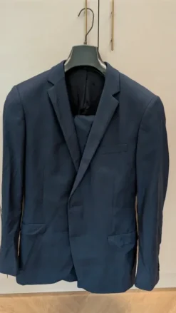 Traje De Fursac - Lana Italiana Lanificio F.lli Cerruti - Azul Marino - Talla 48/40
