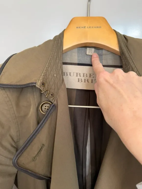 Trenchcoat Burberry Brit Gr. 38 Khaki