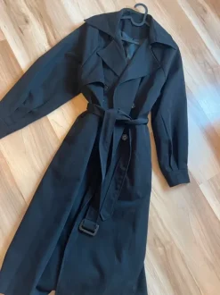 Trenchcoat dazy Mantel schwarz elegant