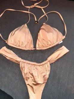 Triangel bikini shiny satin - Calzedonia
