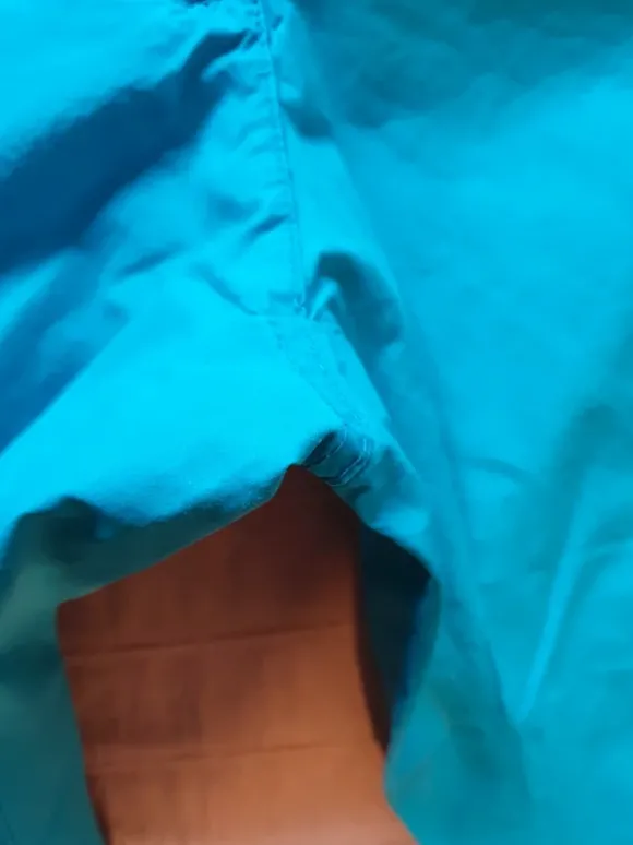 Türkisfarbene Caprihose aus Popeline von Cecil, W 36