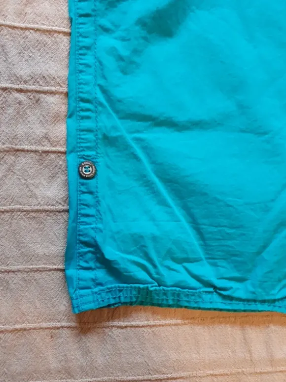 Türkisfarbene Caprihose aus Popeline von Cecil, W 36