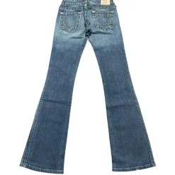 True Religion flared/bootcut low waist women designer jeans(w28)